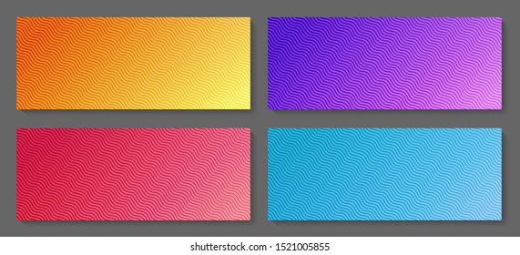 Vector Minimal covers design. Color Geometric gradients. Design Template for poster and cover. Wave blend