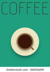 Vector Minimal Design - Coffee 