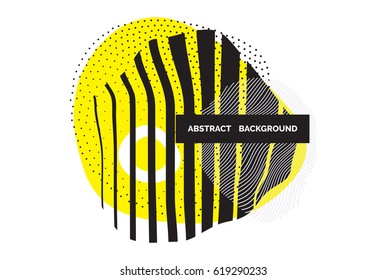 Vector minimal design, creative concept, modern abstract background geometric element