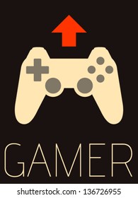 Vector Minimal Design - Gamer 
