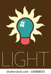 Vector Minimal Design - Light Bulb