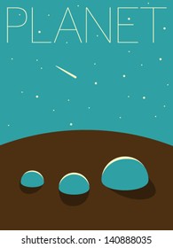 Vector Minimal Design - Planet