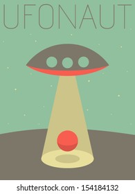 Vector Minimal Design - Ufonaut 