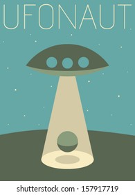 Vector Minimal Design - Ufonaut 