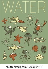 Vector Minimal Design - Water 