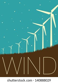Vector Minimal Design - Windmills