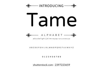 Vector minimal font - modern futuristic design. Creative English alphabet, thin Latin letters