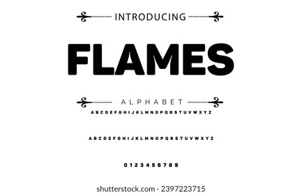 Vector minimal font - modern futuristic design. Creative English alphabet, thin Latin letters