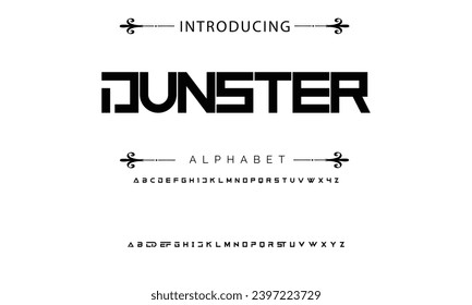 Fuente mínima vectorial - diseño futurista moderno. Alfabeto inglés creativo, letras latinas delgadas
