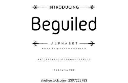 Vector minimal font - modern futuristic design. Creative English alphabet, thin Latin letters