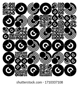 Vector minimal geometric background. Universal abstract  pattern for wallpaper, web or prints cover, textile, ceramic tile etc.