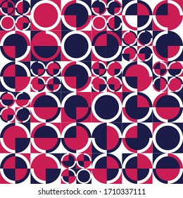 Vector minimal geometric background. Universal abstract  pattern for wallpaper, web or prints cover, textile, ceramic tile etc.