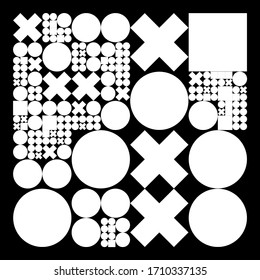 Vector minimal geometric background. Universal abstract  pattern for wallpaper, web or prints cover, textile, ceramic tile etc.