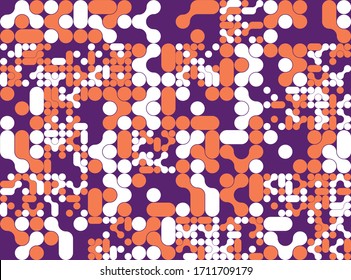 Vector minimal geometric background. Universal abstract  pattern for wallpaper, web or prints cover, textile, ceramic tile etc.