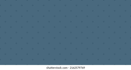 Vector minimal geometric seamless pattern. Subtle ornament with small floral silhouettes, tiny shapes. Simple abstract minimalist background. Dark blue texture. Elegant repeat design for decor, fabric