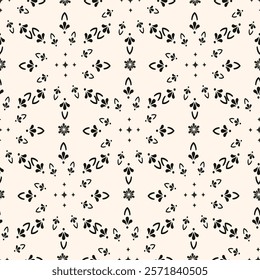  Vector minimal geometric seamless pattern. Small linear element modern lux fabric design textile swatch ladies dress, man shirt all over print block 
