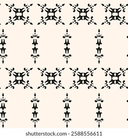  Vector minimal geometric seamless pattern. Small linear element modern lux fabric design textile swatch ladies dress, man shirt all over print block 