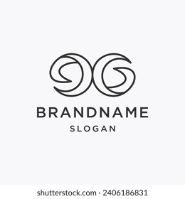 Logo mínimo vectorial para banner, afiche, volante