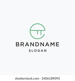 Vector minimal vector logo for banner, poster, flyer
