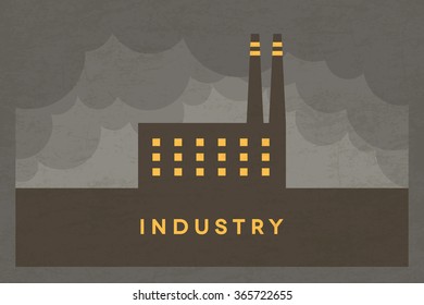 Vector Minimal Poster: Industry