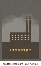 Vector Minimal Poster: Industry