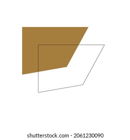 vector of minimalism Natural pastel colors.