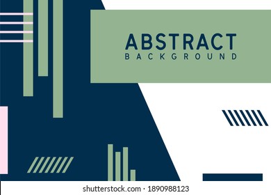 Vector Minimalist Abstract Background with Modern Concept and Memphis Style. Suitable for Social Media Post Templates, Banner, Brochure, Flyer.