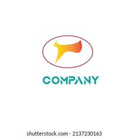 Vector minimalist abstract company logo