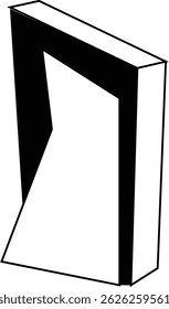 Cartelera minimalista de Vector con degradado azul: diseño ​​futurista para publicidad callejera o marca visual