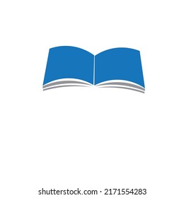 vector minimalist book logo or illustration 