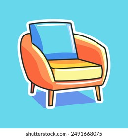 vector minimalist chairs, elegant chairs, luxury chairs, work chairs, watermelon theme 