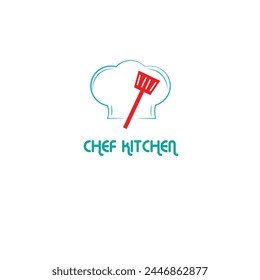Vektorgrafik Minimalistisches Kochlogo oder minimalistisches Restaurantlogo