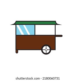 vectores minimalistas de entrega de concepto van ilustración tradicional.