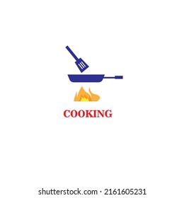 vector minimalist cooking logo or illustration 