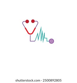 vector minimalist doctor logo or flat medical logo