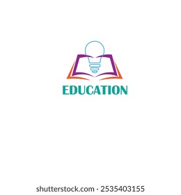 Vector minimalist education logo or academic logo