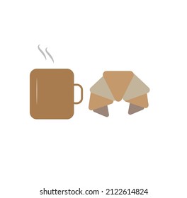 Vector minimalist food and drink illustration or clip art