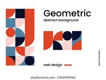 Vector minimalist geometric design. Abstract vector design perfect for business, presentation, branding, presentation, web design.
