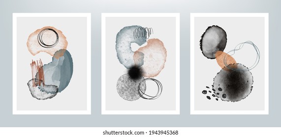 С vectorial reativo ilustraciones minimalistas a mano para el diseño de la cubierta o la decoración de la pared.