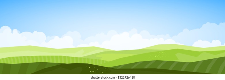 Vector minimalist landscape