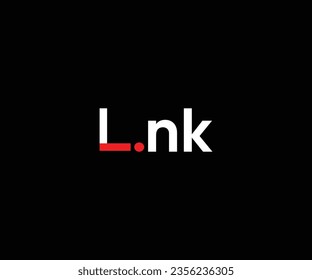 vector minimalist letter l link logo design