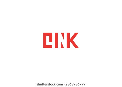 vector minimalist letter l and N link logo design