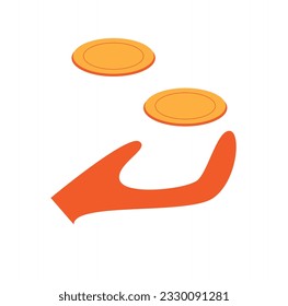 Vector minimalist office icons set or clip arts 