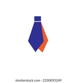 Juego de iconos de oficina minimalista vectorial, pinturas de clip o corbata 