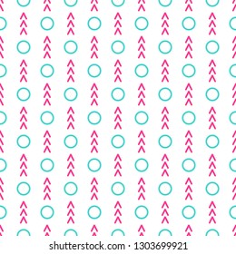 Vector minimalist seamless pattern, simple geometric backround. Cute simple design for invitations, textile, wallpapers and wrapping paper.