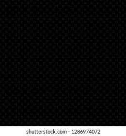 Vector minimalist seamless pattern with tiny dots, cross shapes, shape. Delicate black geometric texture. Subtle minimal background.