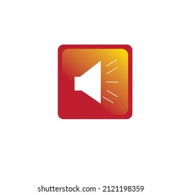 Vector minimalist sound icon or logo 