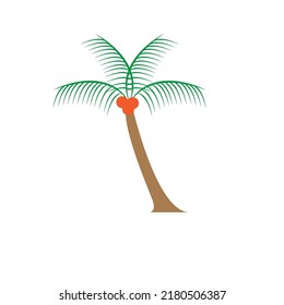 
Vektorminimalistische Baumgrafik oder Logo- oder Clipart-Kunst