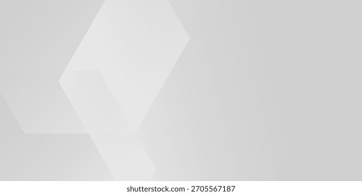 Vektor minimalistisch weiß und grau Hexagon modernen Hintergrund. Textur weißes Muster. Morgengrauen
