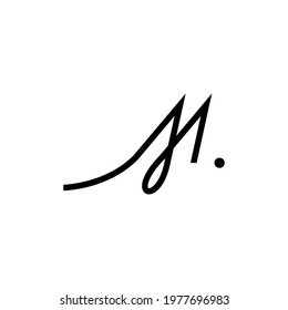 Vector minimalistic bird in outline style